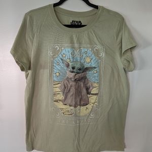 Light green Graphic Tee, The Child NWOT